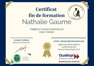 Certificat 1 Synergies et Cristaux