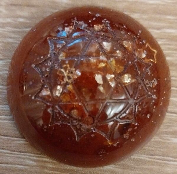 orgonite dôme terracotta