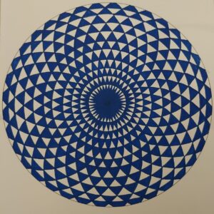 Oeil de torus bleu roi